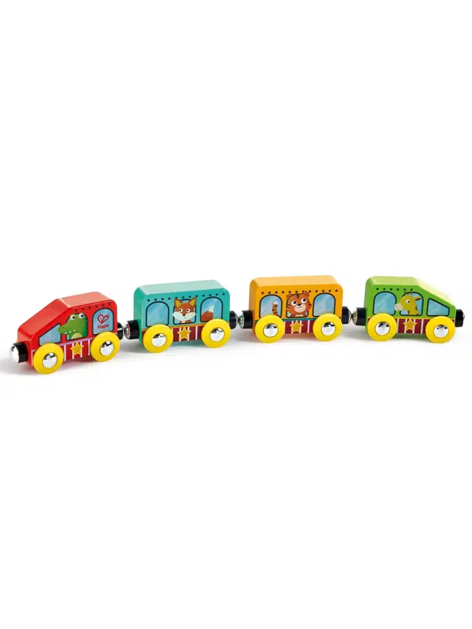 Игровой набор HAPE для малышей «Едем вместе» Поезд Зверики E8783_HP
