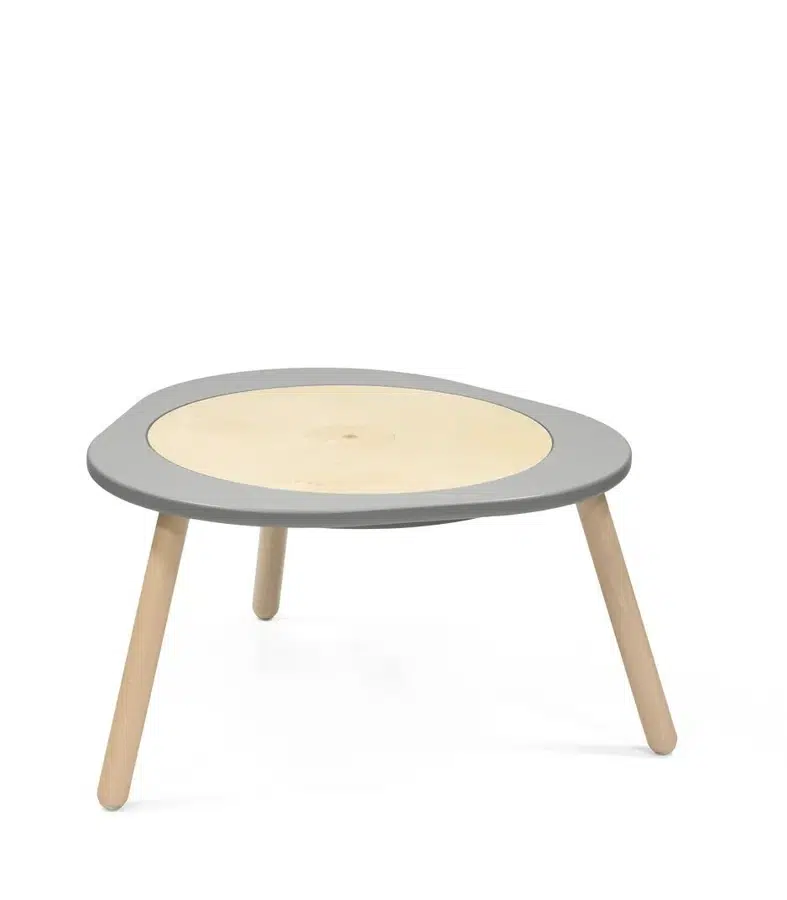 Столик игровой Stokke MuTable Серый (Storm Grey) 627002, дерево, от 1,5 до 8 лет, высота 46 см