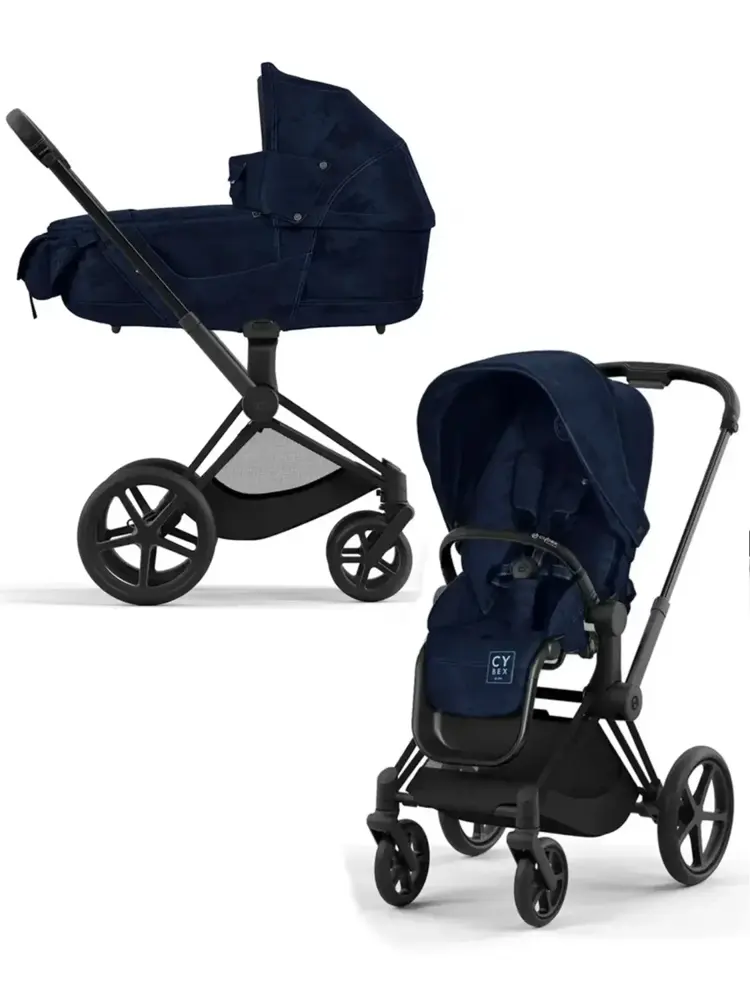 Коляска 2 в 1 (компл) Cybex PRIAM IV FE Rebellious Luxury /Matt Black