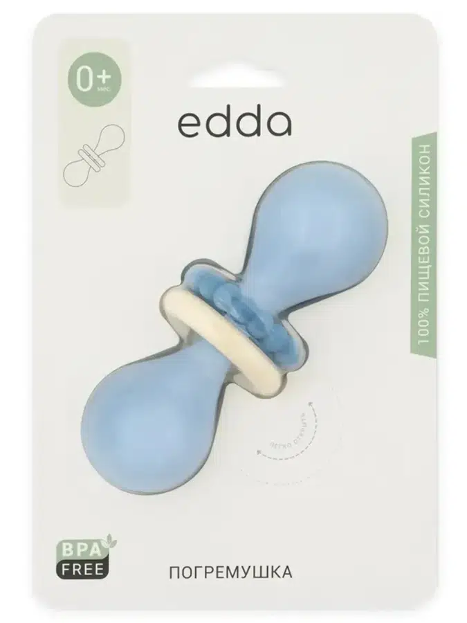 Погремушка edda Гантеля Небо SBR-01005