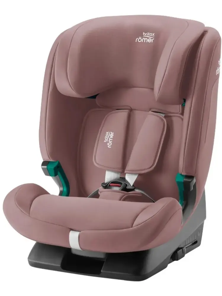 Автокресло 1/2/3 Britax Roemer EVOLVAFIX Dusty Rose, с 15 месяцев до 12 лет, (76 - 150 см), розовый