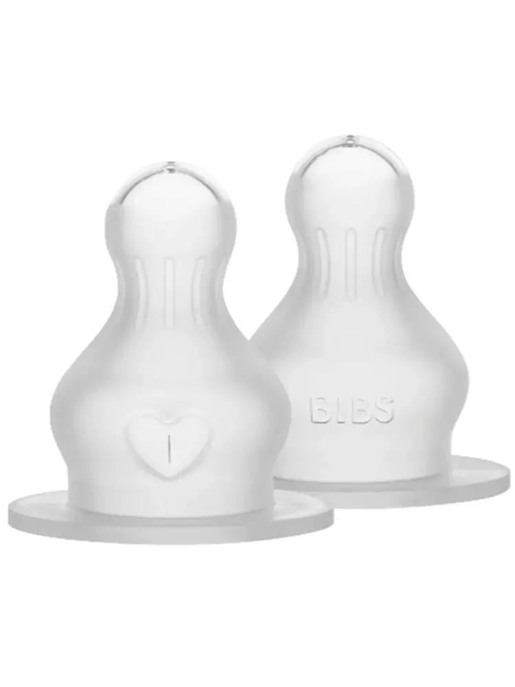 Соска BIBS силиконовая для бутылочки для каш и смесей - 2 шт. 5000090