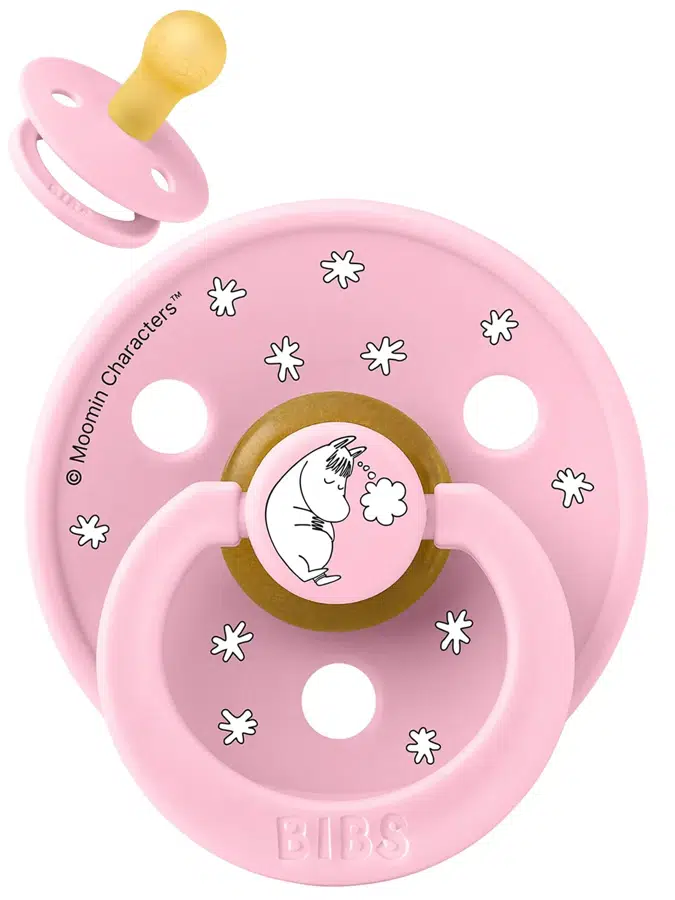 Пустышка латексная BIBS x Moomin Colour - Dreaming - Розовый (Baby Pink), 0+ мес. 10033234