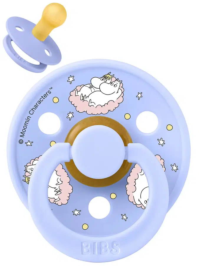 Пустышка латексная BIBS x Moomin Colour - Dreaming - Фиолетовый (Hush), 0+ мес. 10033322