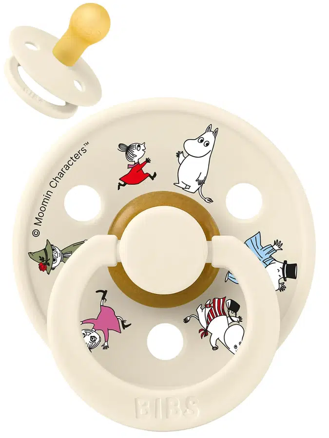 Пустышка латексная BIBS x Moomin Colour - Friends - Кремовый (Ivory), 0+ мес. 10031216