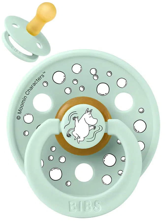 Пустышка латексная BIBS x Moomin Colour - Sailing - Мятный (Nordic Mint), 6+ мес. 20030284