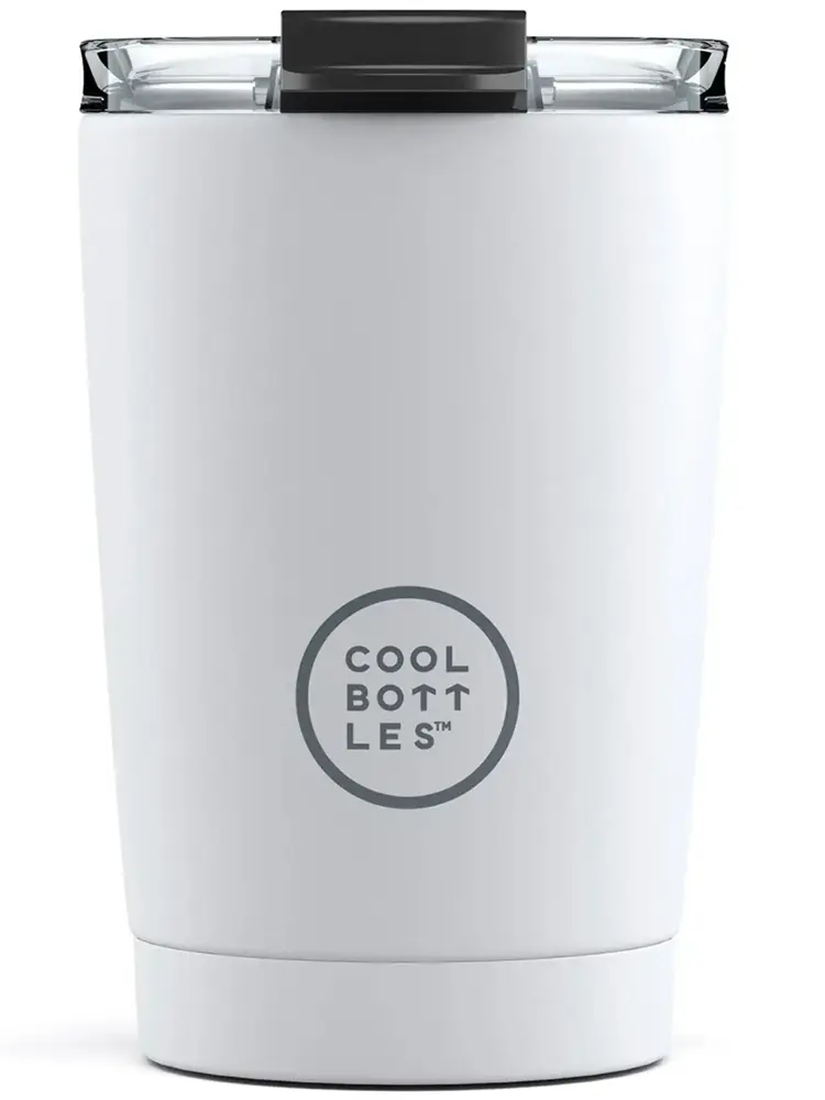 Термокружка Cool Bottles Tumbler Mono White 330мл CBT33MOW