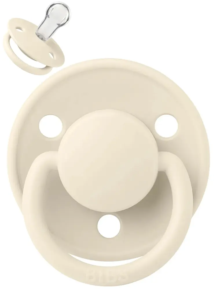 Пустышка латексная BIBS De Lux - Кремовый (Ivory), 0+ мес. 1010216