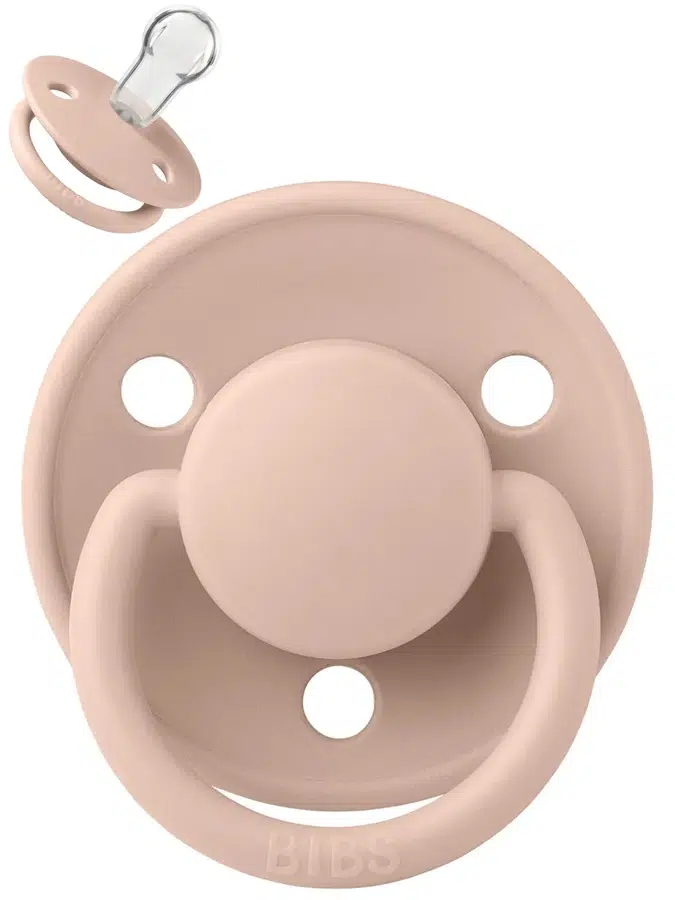 Пустышка латексная BIBS De Lux - Розовый (Blush), 0+ мес.1010244