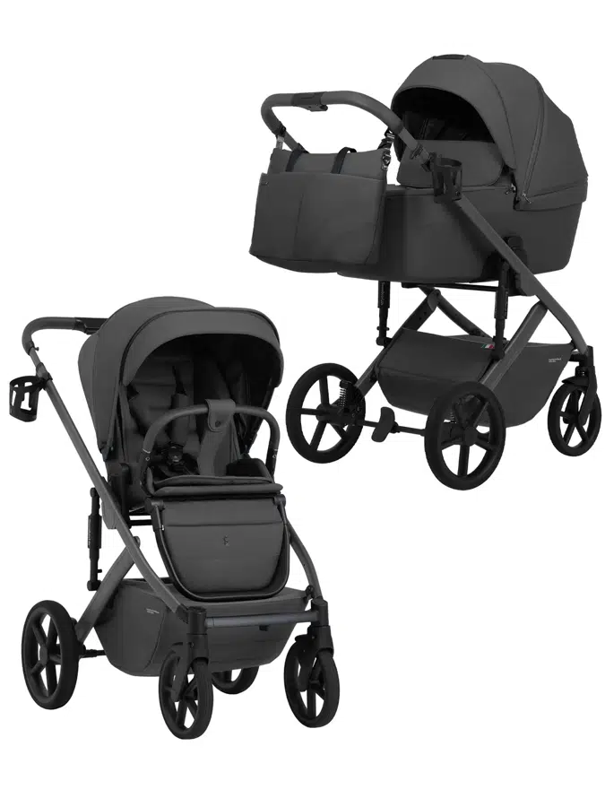 Коляска 2 в 1 SBL (Sweet Baby) Dolce Dark Grey