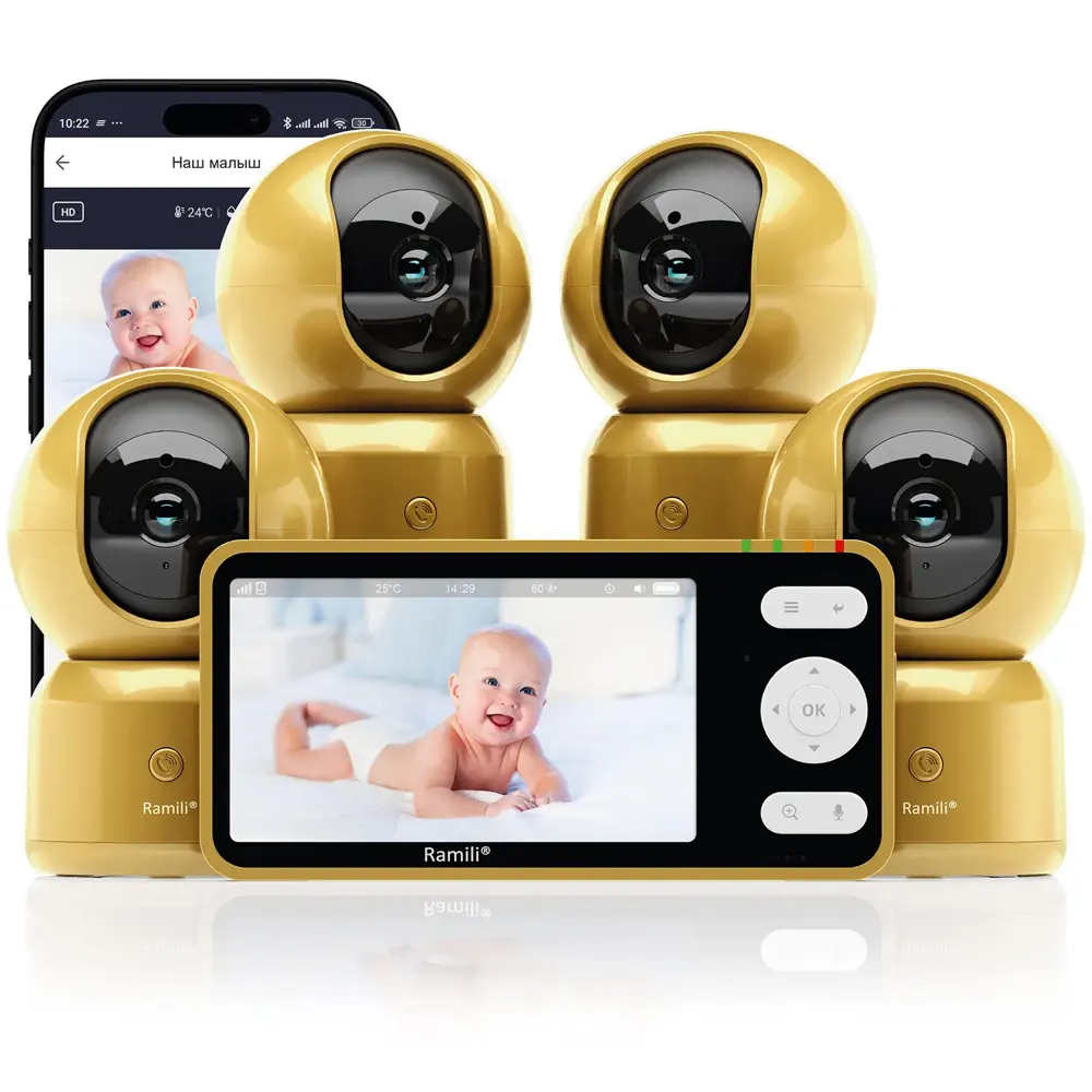 Видеоняня Ramili Baby RV1500X4GOLD