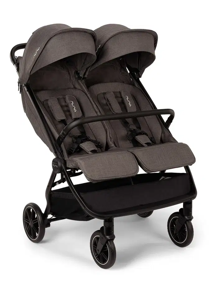 Коляска прогулочная для двойни Nuna TRVL DUBL THUNDER ST19801TNDGL