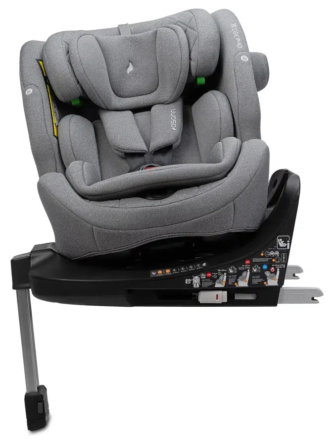 Автокресло 0+/1/2/3 Osann ONE 360° SL Iron, от 40 до 150 см (0-12 лет), до 36 кг, поворотное, Isofix, серый