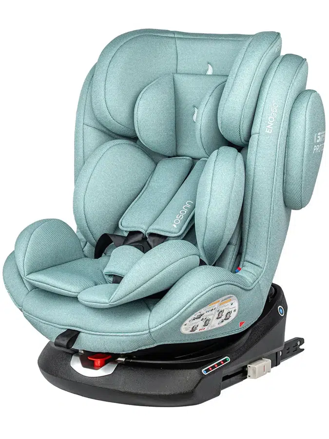 Автокресло 0+/1/2/3 Osann ENO 360° Sky, с рождения до 12 лет, до 36 кг, поворотное, Isofix, голубой