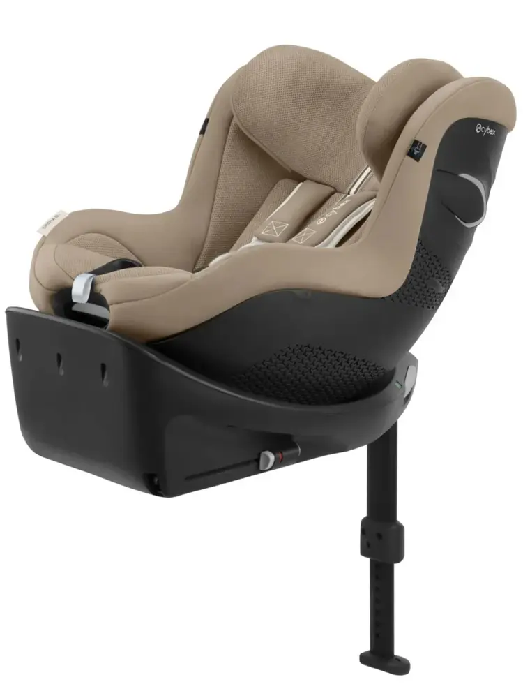 Автокресло 0+/1 CYBEX Sirona Gi i-Size с базой Plus Almond Beige, от 3 месяцев до 4 лет (61-105 см), ISOFIX, бежевый
