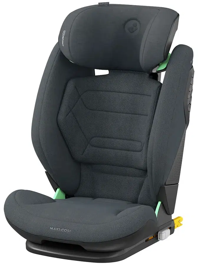 Автокресло 2/3 Maxi-cosi RodiFix Pro2 i-Size Authentic Graphite, от 3,5 до 12 лет, 15-36 кг (100 до 150 см), ISOFIX, серый