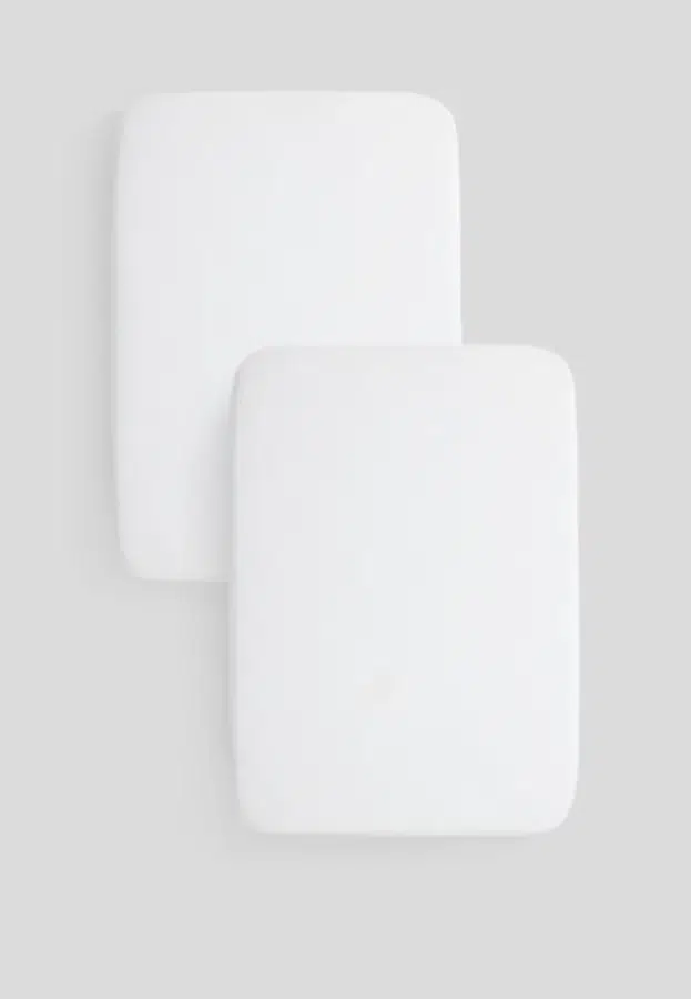 Набор простыней Happy Baby на резинке 100x70 см 2 штуки white 87578