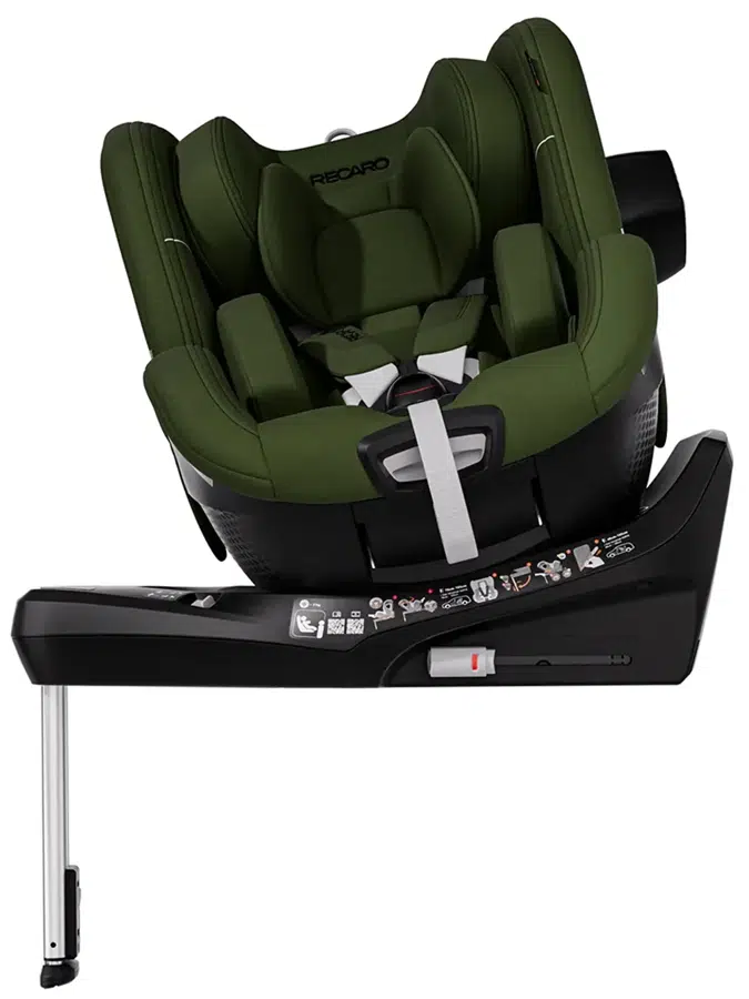 Автокресло 0+/1 RECARO Toron 1, зеленый (epic green), вес 0-18кг, рост 40-105см, с рождения до 4лет, поворотное, ISOFIX