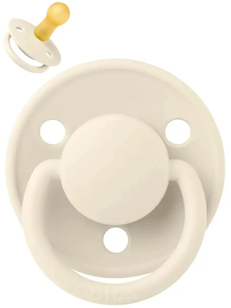 Пустышка латексная BIBS De Lux – Кремовый (Ivory), 6+ мес.