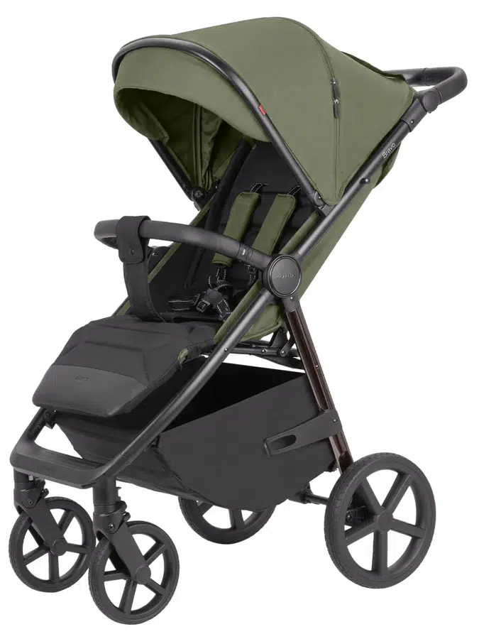 Коляска прогулочная CARRELLO Bravo CRL-5515 зеленый (midnight green)