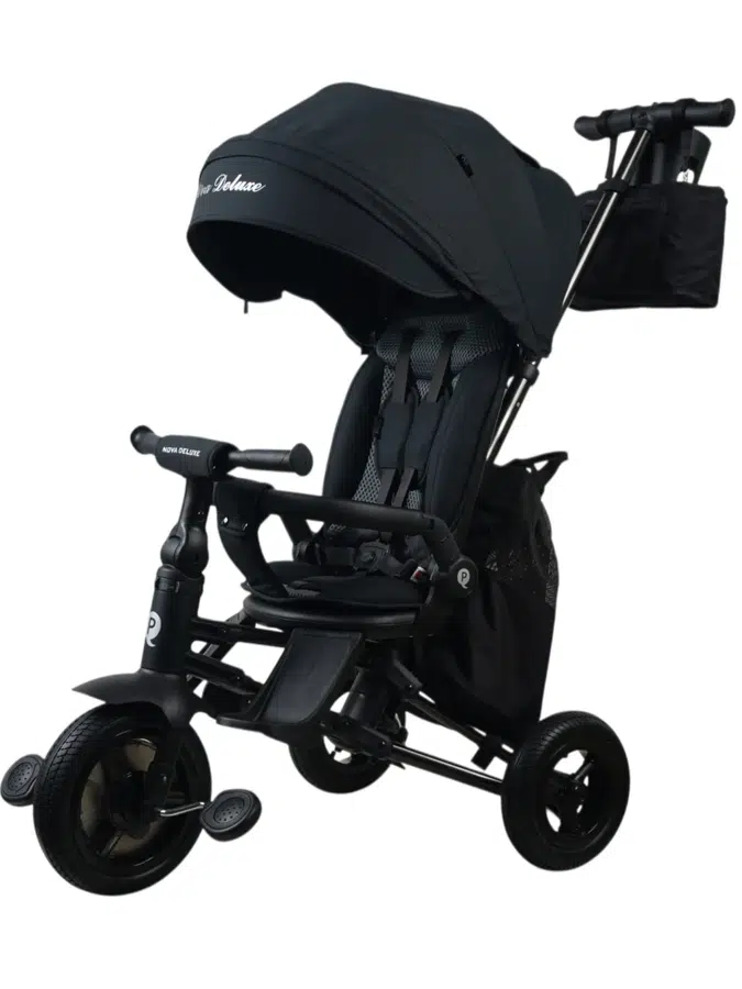 Велосипед 3-х колесный Qplay NOVA deluxe, черный (black)
