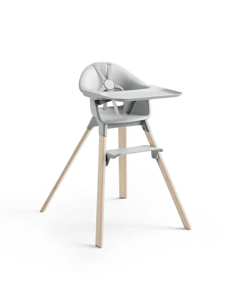 Стульчик Stokke Clikk Bamboo Серый (Cloud Grey) 695801
