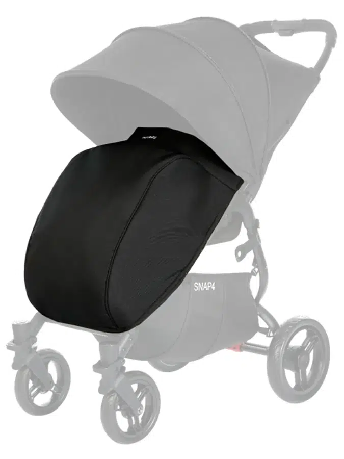 Накидка на ножки Valco baby Boot Cover Snap (сер.2), черный (pitch)