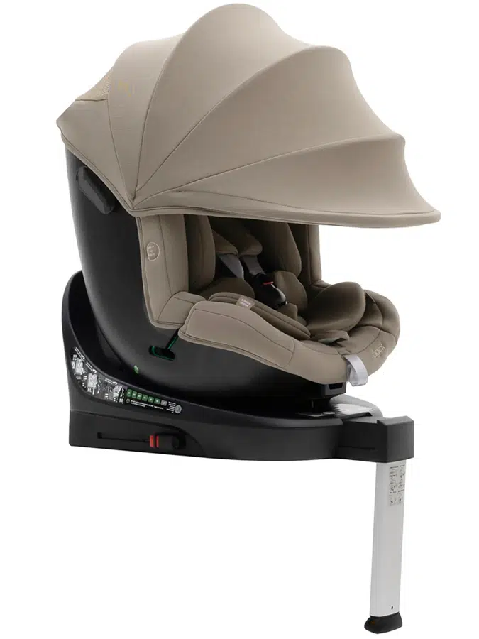 Автокресло 0+/1/2/3 Agex Drive i-Fix (0-36 кг), бежевый (luxury beige)