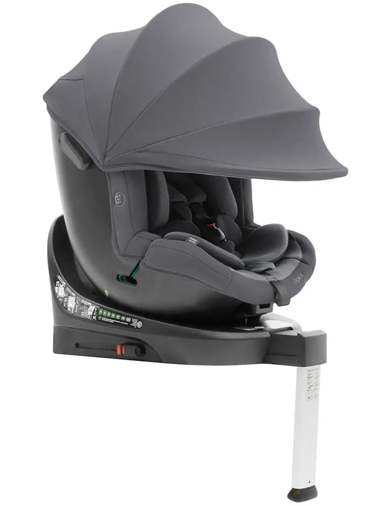Автокресло 0+/1/2/3 Agex Drive i-Fix (0-36 кг), серый (grey)