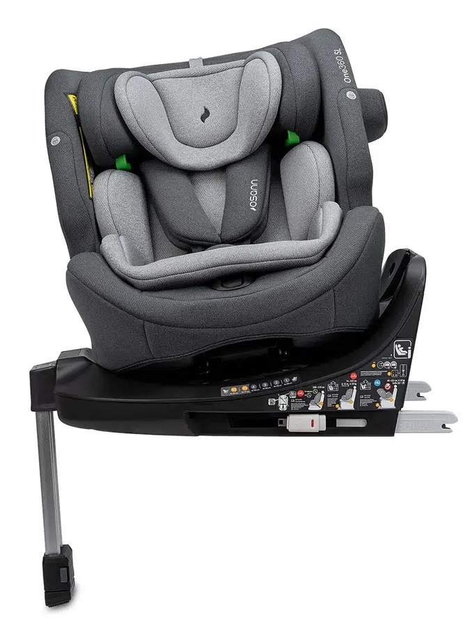 Автокресло 0+/1/2/3 Osann ONE 360° SL, серый (universe grey), с 0 до 12 лет, до 36 кг, (40-15 см), поворотное 360, ISOFIX