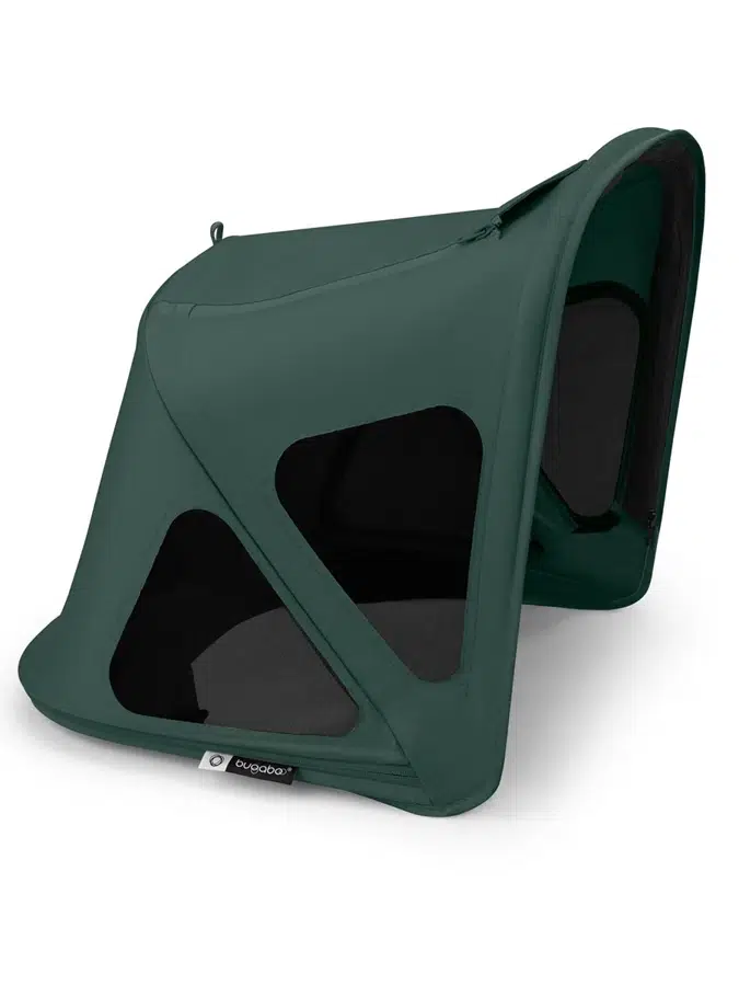 Капюшон от солнца Bugaboo Fox 5 breezy sun canopy, ЗЕЛЕНЫЙ (FERN GREEN)