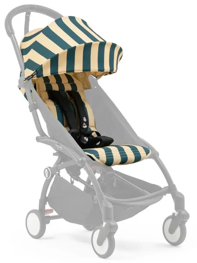 Текстиль для коляски Stokke YOYO 6+ Ривьера Монако (Riviera Monaco): капюшон + сиденье