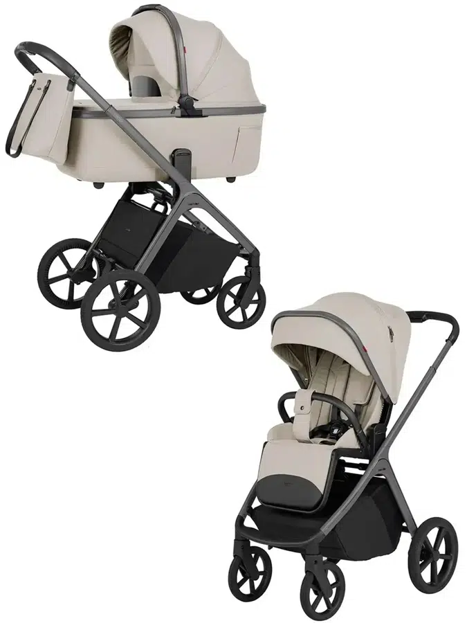 Коляска 2 в 1 CARRELLO Vector F CRL-6700, бежевый (zephyr beige)