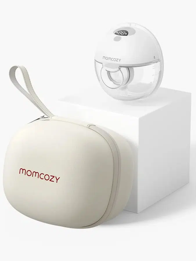 Молокоотсос Momcozy беспроводной портативный электрический M5 серый 69831