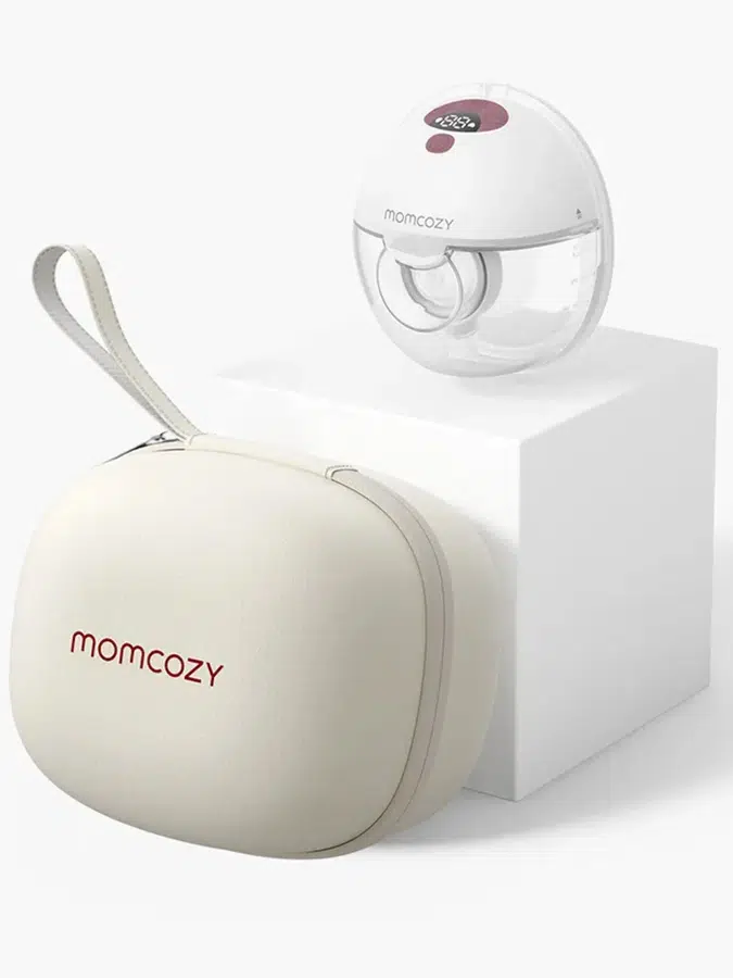 Молокоотсос Momcozy беспроводной портативный электрический M5 уютный красный 71078