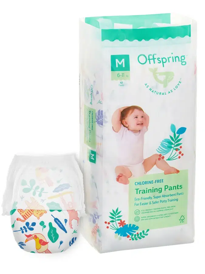 Трусики-подгузники Offspring M 6-11 кг Джунгли 42 шт OF02MA