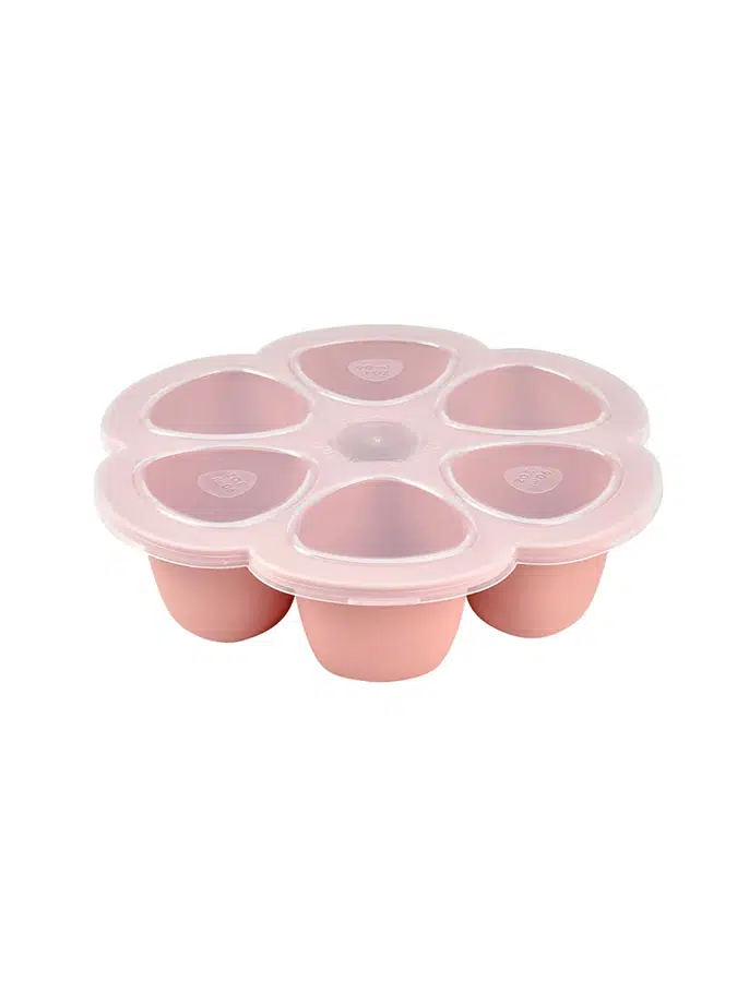 Контейнер Beaba силикон. для заморозки / MULTIPORTIONS 6*90ML РОЗОВЫЙ (OLD PINK) 912595