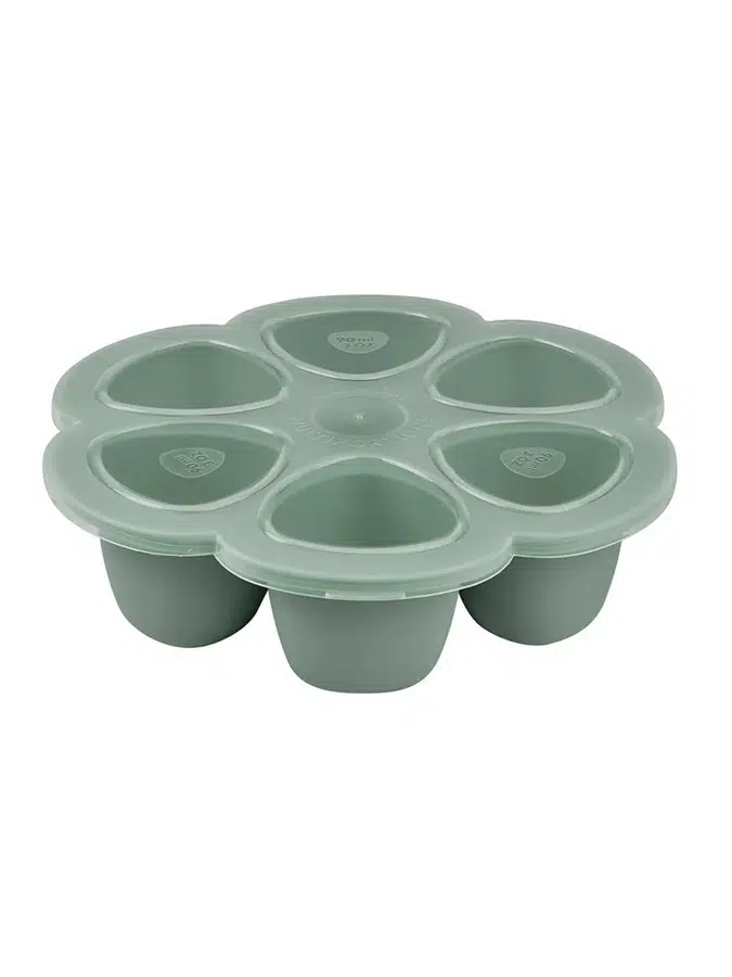 Контейнер Beaba силикон. для заморозки / MULTIPORTIONS 6*90ML ЗЕЛЕНЫЙ (V. SAUGE) 914000