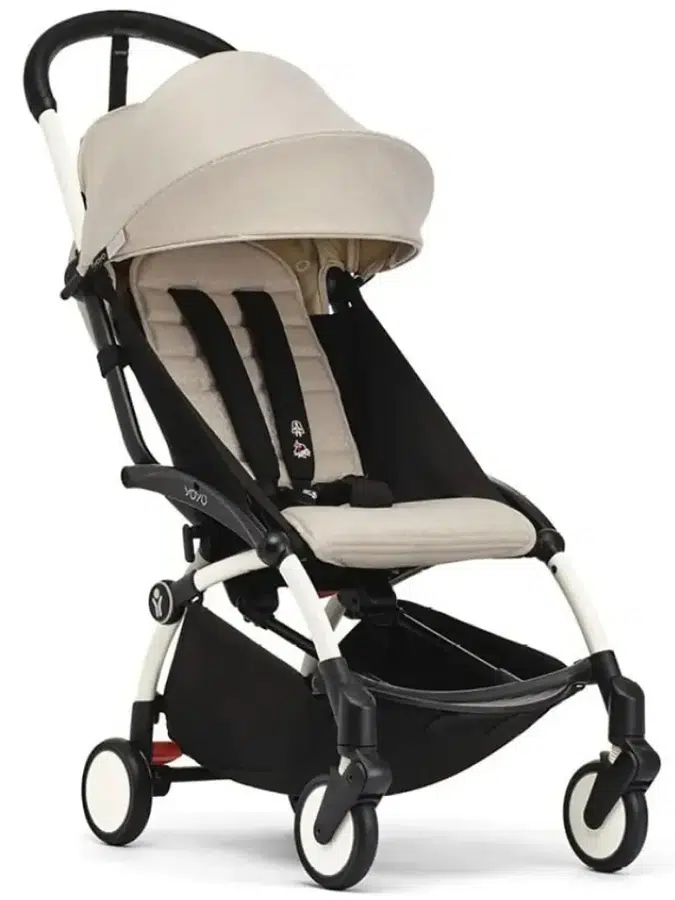 Коляска прогулочная STOKKE YOYO3 Бонпоинт (Bonpoint), рама белая (шасси+текстиль)