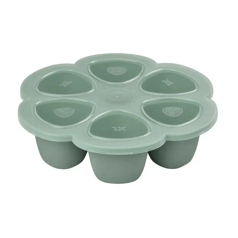 Контейнер Beaba силикон. для заморозки / MULTIPORTIONS 6*150ML ЗЕЛЕНЫЙ (V. SAUGE) 914001