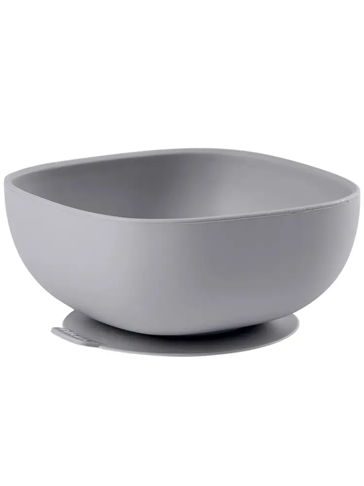 Тарелка Beaba из силикона SILICONE SUCTION BOWL СЕРЫЙ (GREY) 913433