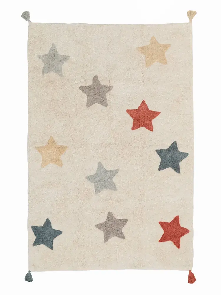 Ковер Lillaland хлопковый ВИНТАЖНЫЕ ЗВЕЗДЫ (VINTAGE STARS) 120х180 см RC-LL-DI-VINSTARS-S