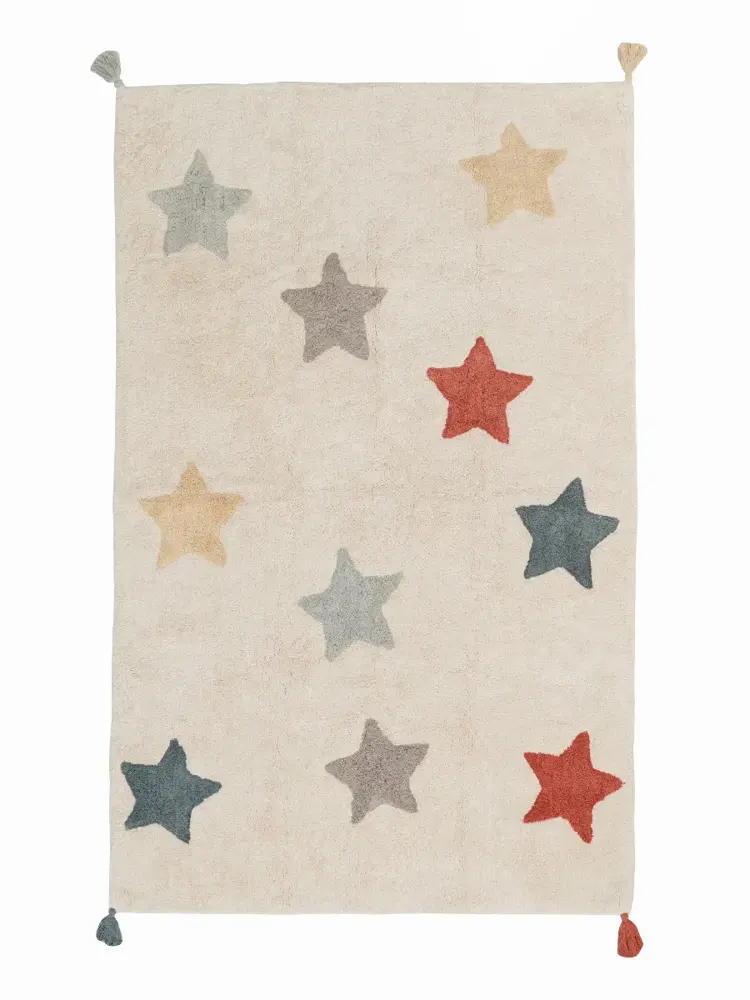 Ковер Lillaland хлопковый ВИНТАЖНЫЕ ЗВЕЗДЫ (VINTAGE STARS) 70х120 см RC-LL-DI-VINSTARS-N