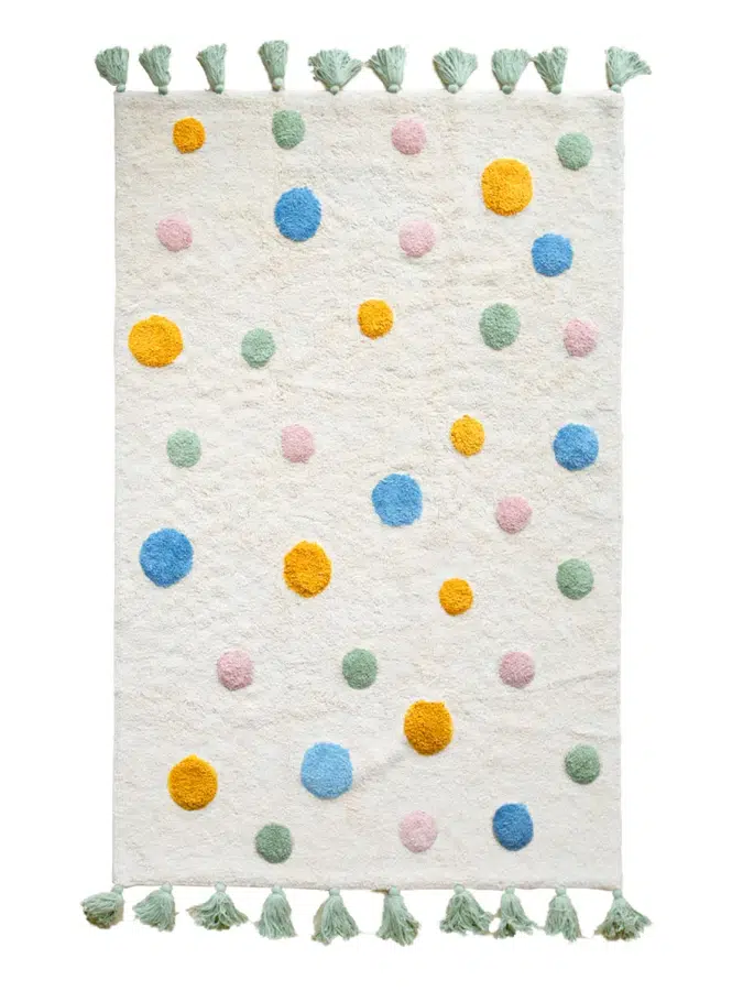 Ковер Lillaland хлопковый ТОЧКИ (LOVELY DOTS) 120х180 см RC-LL-DI-LOVDOTS-S