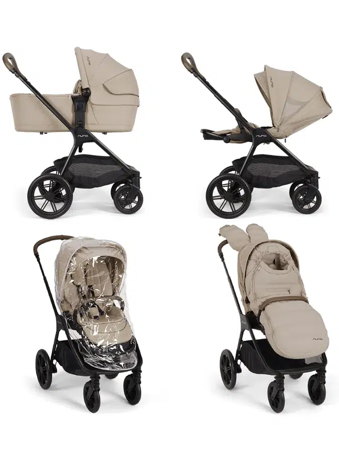 Коляска 2в1 Nuna TRIV LX AS, БЕЖЕВЫЙ (COSMO) STC21301COMGL