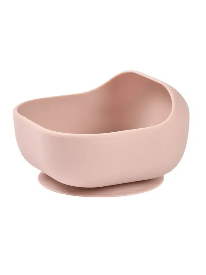 Тарелка Beaba из силикона с присоской COTTONSILICONE SUCTION BOWL РОЗОВЫЙ (COTTON) 913612