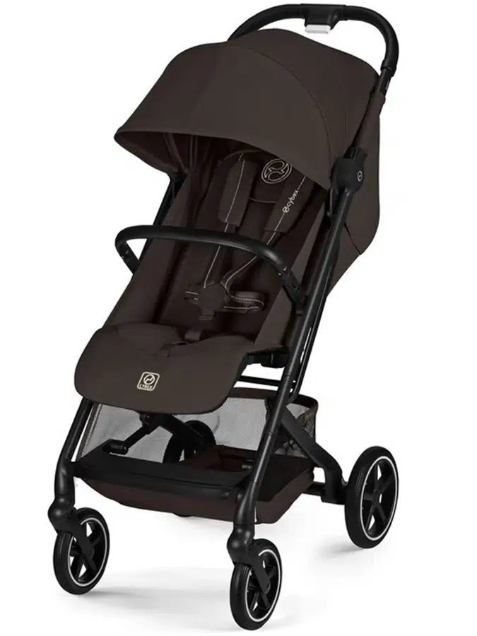 Коляска прогулочная Cybex Beezy 2026, шоколадный (chocolate brown) с дождевиком и бампером