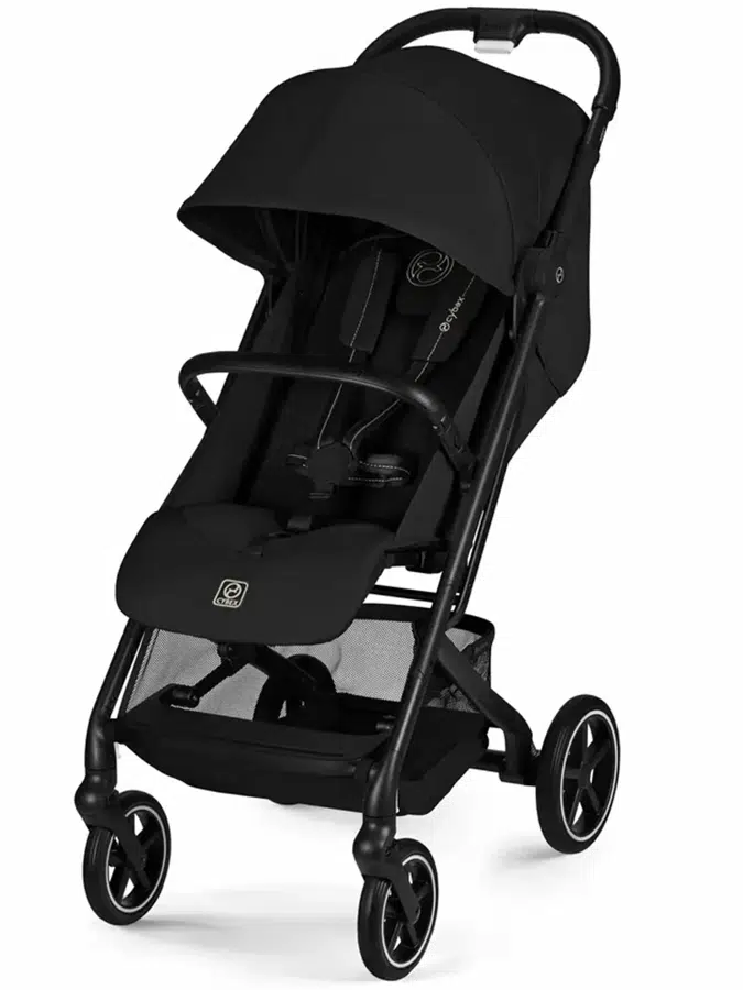 Коляска прогулочная Cybex Beezy 2026, черный (magic black) с дождевиком и бампером