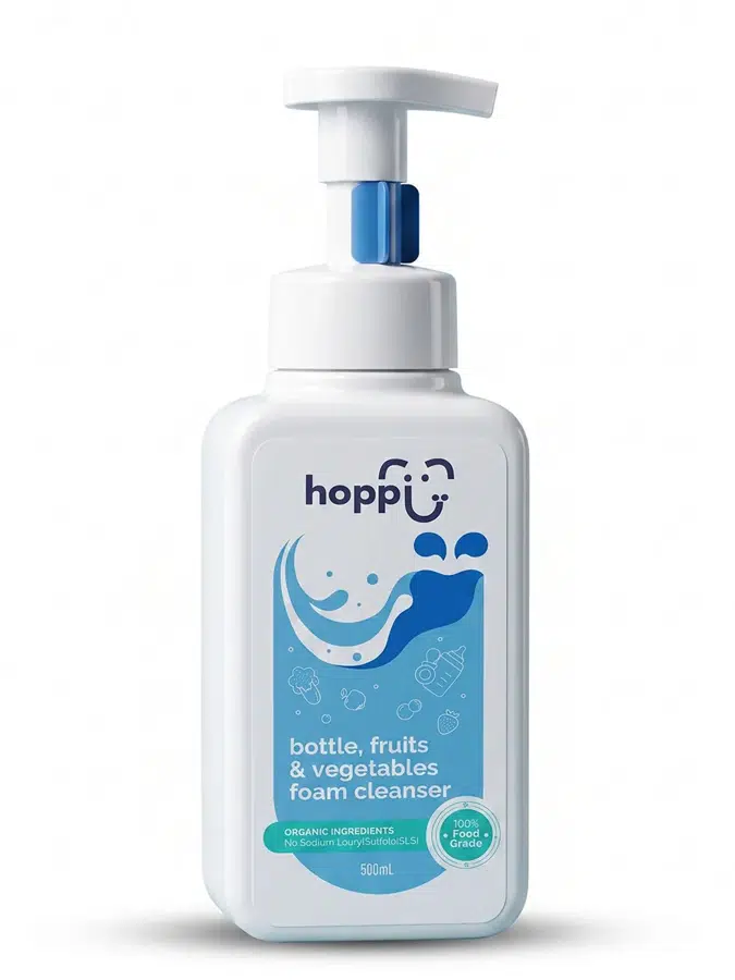 Пенка Hoppi для очистки фруктов, овощей и бутылочек 500 мл. HB-036