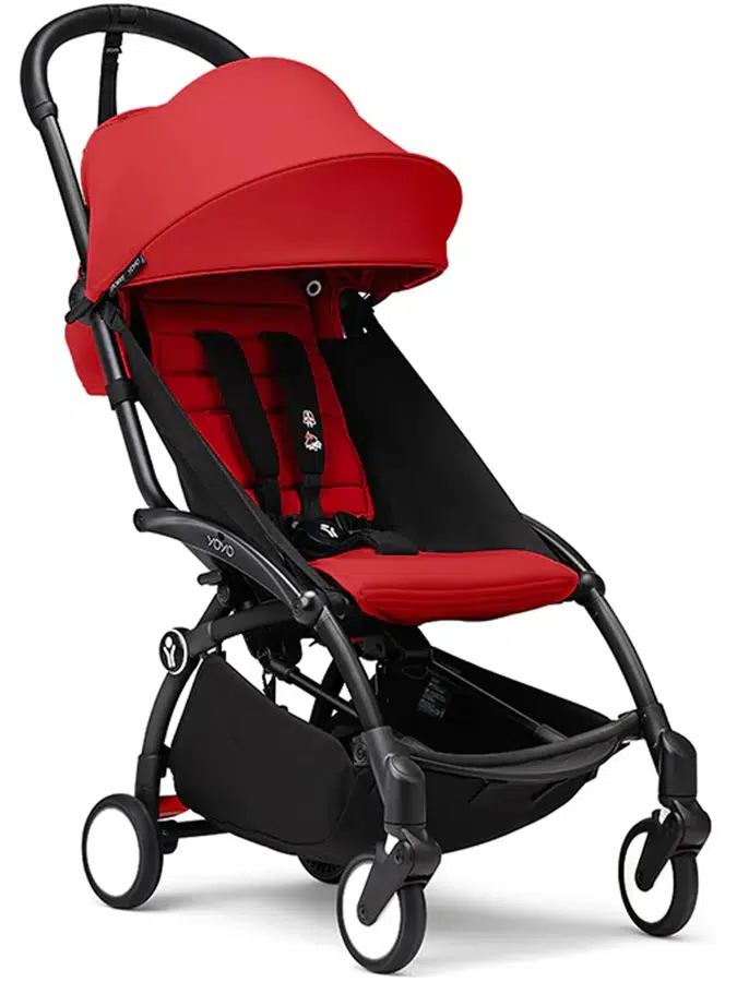 Коляска прогулочная Stokke YOYO3, красный (rouge) рама черная